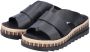 Rieker Slippers sleehak zomerschoen slippers met jute omlijsting - Thumbnail 2