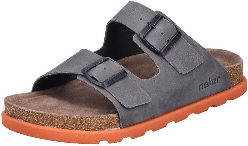 Rieker Slippers zomerschoen strand schoen huisschoen met comfortabel voetbed