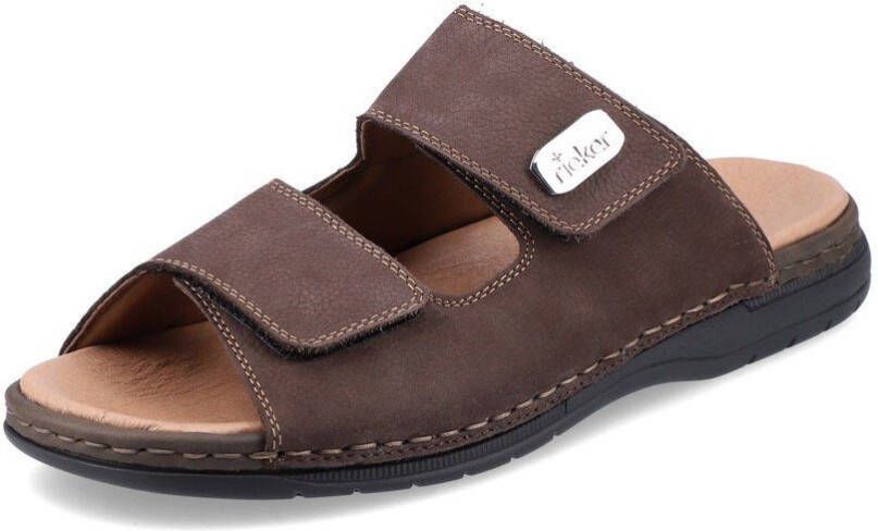 Rieker Slippers Klittenbandschoen sandaal zomerschoen met praktische klittenbandsluiting