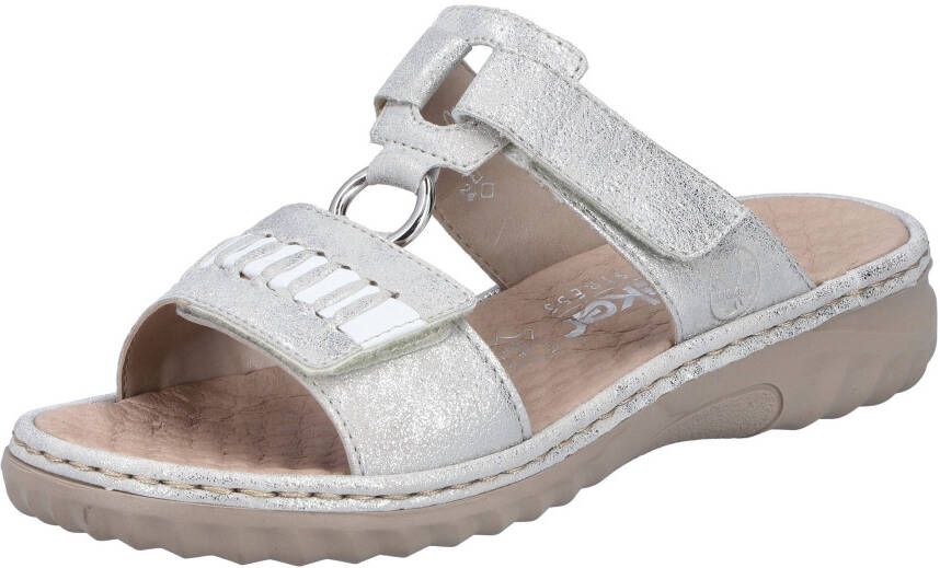 Rieker Slippers zomerschoen strandschoen met verstelbare klittenbandsluitingen