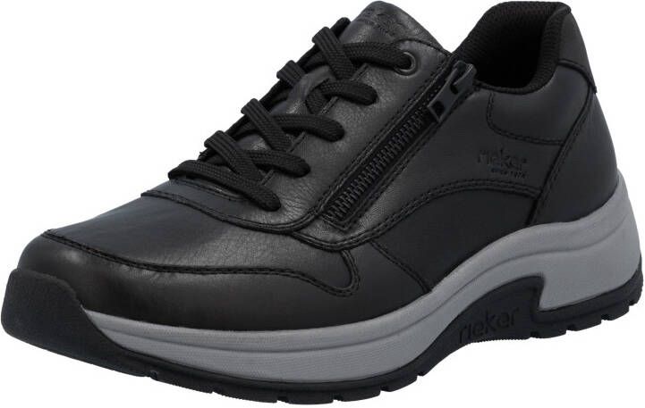 Rieker Sneakers Veterschoen lage schoen vrijetijdsschoen met gepolsterde schachtversteviging