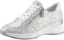 Rieker Sneakers bedrukt met letters vrijetijdsschoen lage schoen veterschoen - Thumbnail 1