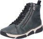 Rieker Sneakers vrijetijdsschoen lage schoen veterschoen met contraststiksels - Thumbnail 3