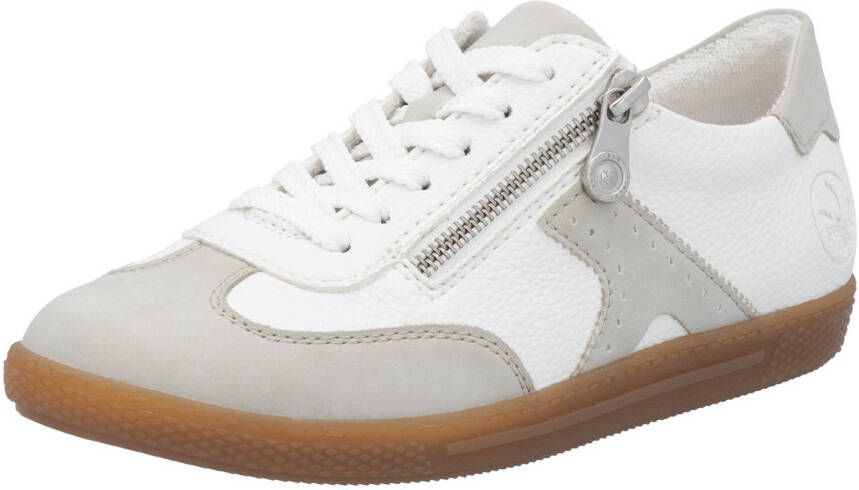 Rieker Sneakers lage schoen vrijetijdsschoen veterschoen met ritssluiting