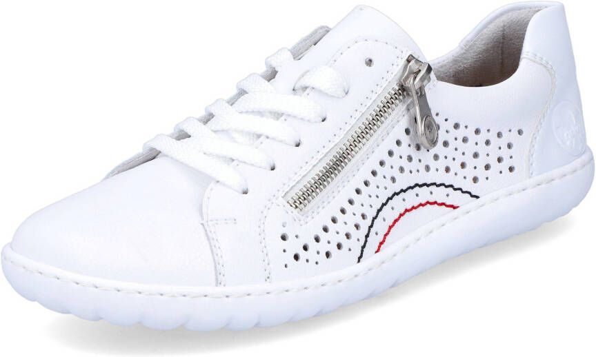 Rieker Sneakers met perforatie opzij