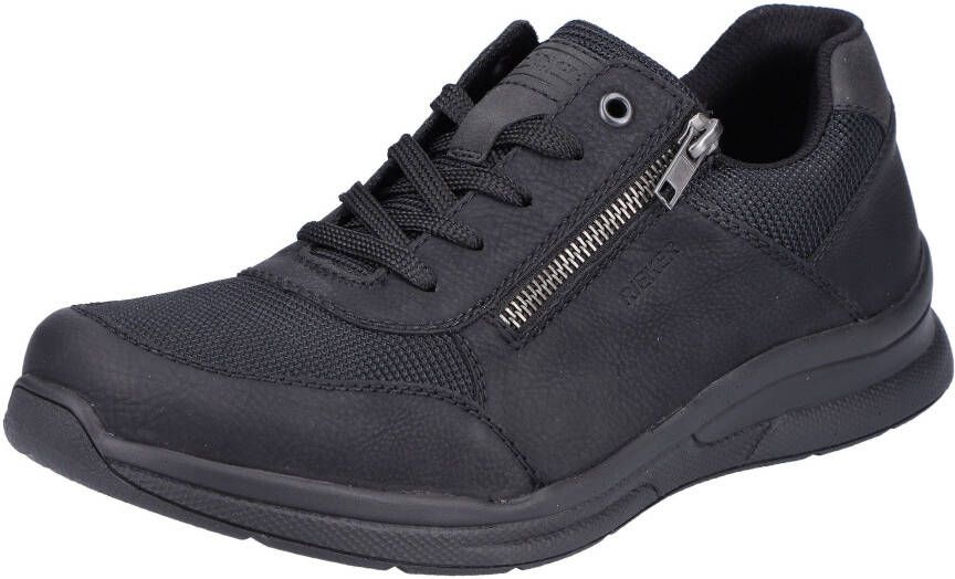 Rieker Sneakers met ritssluiting opzij en vetersluiting