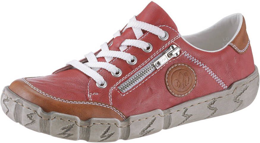 Sneakers voor Dames Schoenen voor voor Sneakers voor Lage sneakers Rieker  Sneakers 193070 in het Rood allware.com.br