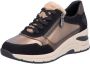 Rieker Sneakers met sleehak vrijetijdsschoen lage schoen veterschoen met schachtversteviging - Thumbnail 2