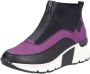 Rieker Sneakers met sleehak enkellaars wedge laarzen high top sneaker met ritssluiting vooraan - Thumbnail 2