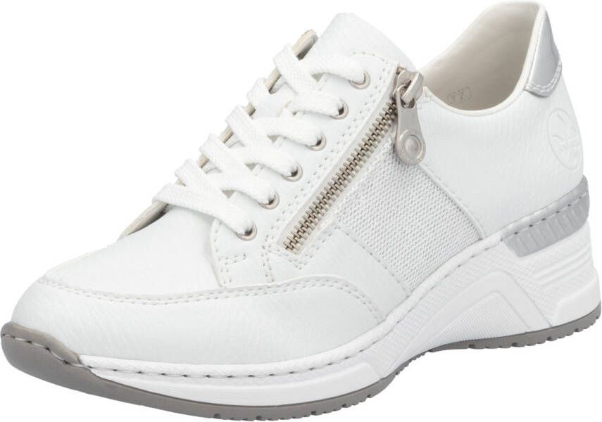 Rieker Sneakers met sleehak veterschoen lage schoen sneaker met losse inlegzool smalle vorm - Foto 7