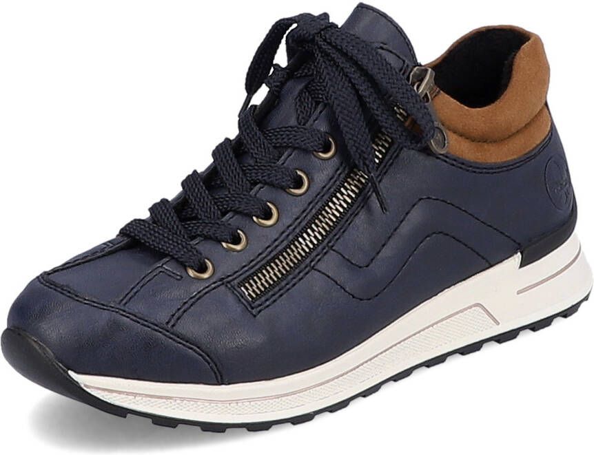 Rieker Sneakers met zachte schacht vrijetijdsschoen lage schoen veterschoen