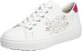 Rieker Sneakers met zijbloemborduurwerk vrijetijdsschoen lage schoen veterschoen - Thumbnail 3