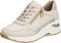 Rieker Beige Sneaker met Gewatteerde Enkelsteun Beige Dames - Thumbnail 3
