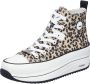 Rieker Sneakers plateau high top sneakers veterschoenen in vegan-verwerking - Thumbnail 2