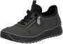 Rieker Sneakers Veterschoen lage schoen slipper met contrastnaad - Thumbnail 1