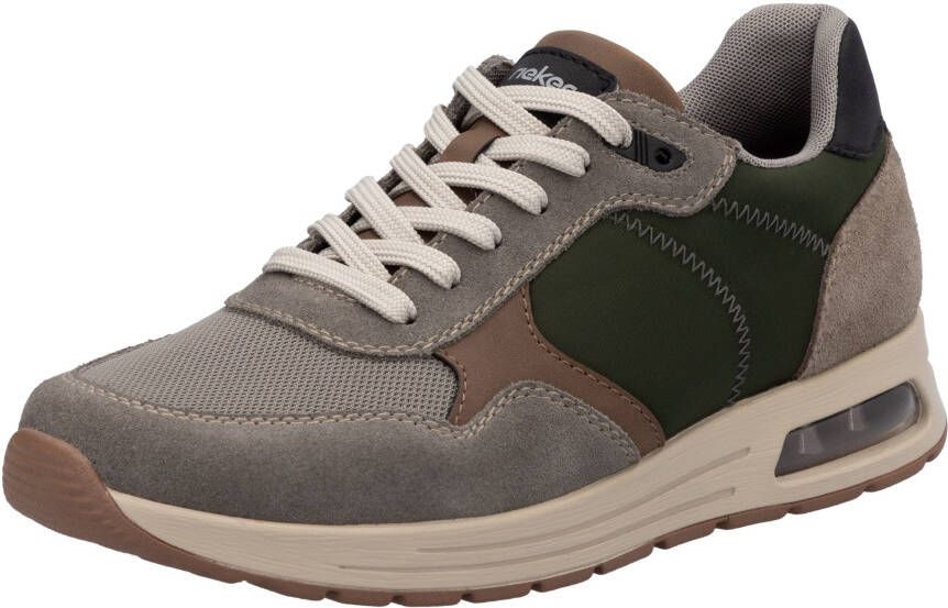 Rieker Sneakers veterschoen lage schoen vrijetijdsschoen met gepolsterde schachtversteviging