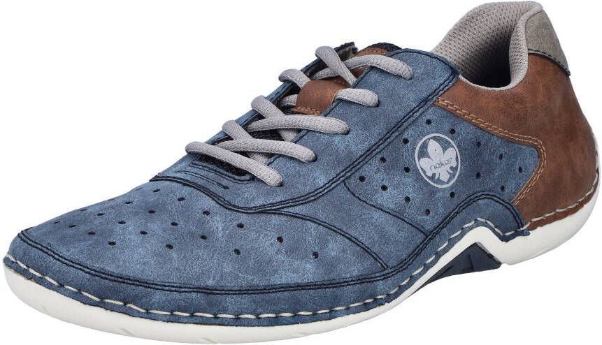 Rieker Sneakers veterschoen lage schoen vrijetijdsschoen met memosoft binnenzool