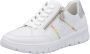Rieker Sneakers veterschoenen lage schoen vrijetijdssneaker zijrits - Thumbnail 2
