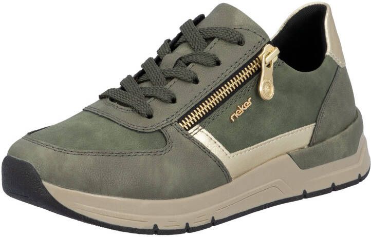 Rieker Sneakers vrijetijdsschoen veterschoen halfschoen met modieuze accenten