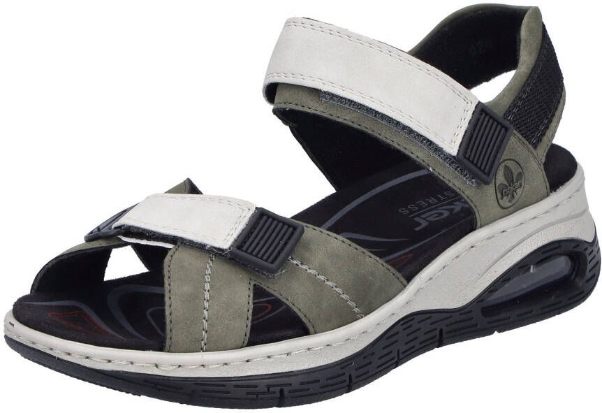 Rieker Trekkingsandalen Buitensandalen zomerschoenen klittenbandschoenen met Air-functie