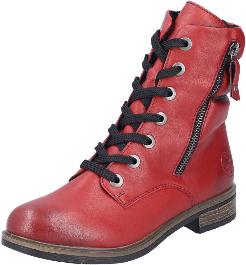 Rieker Veterlaarsjes lace-up boots ankle boots block heel with inner zipper