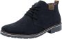 Rieker Blauwe Suède Veterschoenen voor Heren Blue Heren - Thumbnail 4