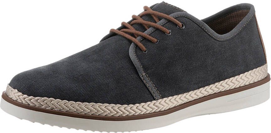 Rieker Veterschoenen vrijetijdsschoen lage schoen veterschoen met zachte leren binnenzool - Foto 2