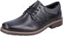 Rieker heren veterschoenen halve schoenen zakelijke schoenen leren schoenen 13200-00 zwart - Thumbnail 4