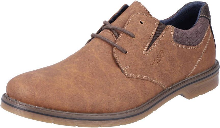 Rieker Veterschoenen met elastische band vrijetijdsschoen lage schoen veterschoen