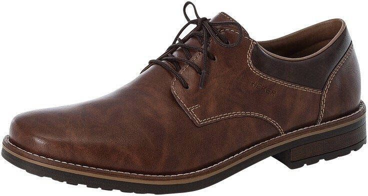 Rieker Veterschoenen met gepolsterde binnenzool vrijetijdsschoen lage schoen veterschoen
