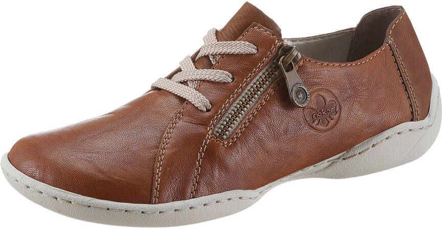 Rieker Veterschoenen met logo-embossing vrijetijdsschoen lage schoen veterschoen