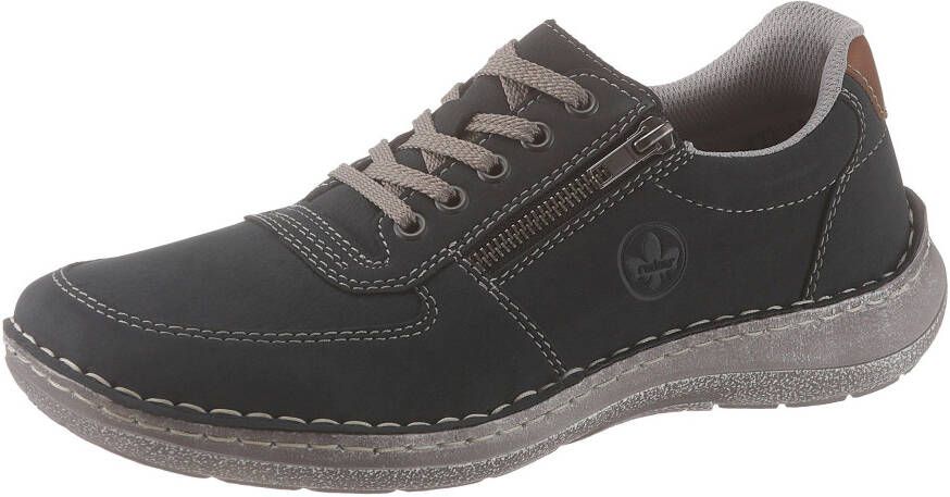 Rieker Veterschoenen met zijrits vrijetijdsschoen lage schoen veterschoen