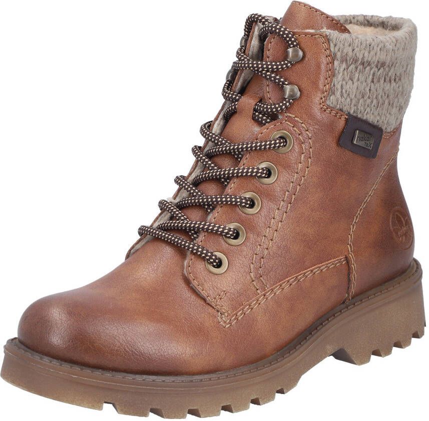 Rieker Winterlaarsjes Winterlaarzen profielzool met waterafstotend TEX-membraan