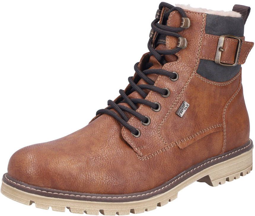 Rieker Winterlaarsjes Winterlaarzen veterlaarzen met waterafstotend TEX-membraan