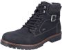 Rieker heren veterboot zwart - Thumbnail 1