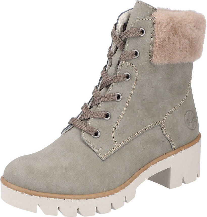 Rieker Stijlvolle warme veterschoen voor dames Green Dames - Foto 3