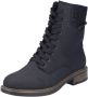 Rieker Winterlaarsjes veterschoenen blokhak met warme voering - Thumbnail 1