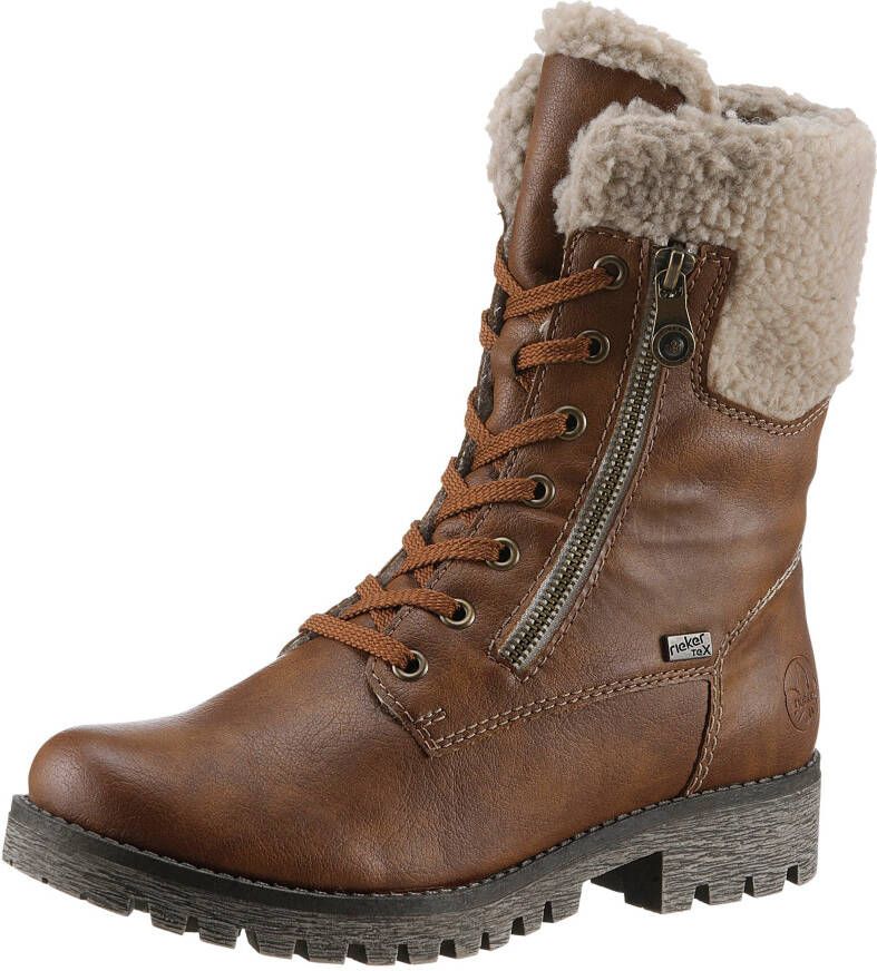 Rieker Winterlaarsjes veterschoenen blokhak 150 jaar jubileumartikel - Foto 4