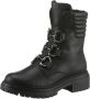 Rieker Winterlaarsjes winterlaarzen bikerboots hakken met gewatteerde schaprand - Thumbnail 2