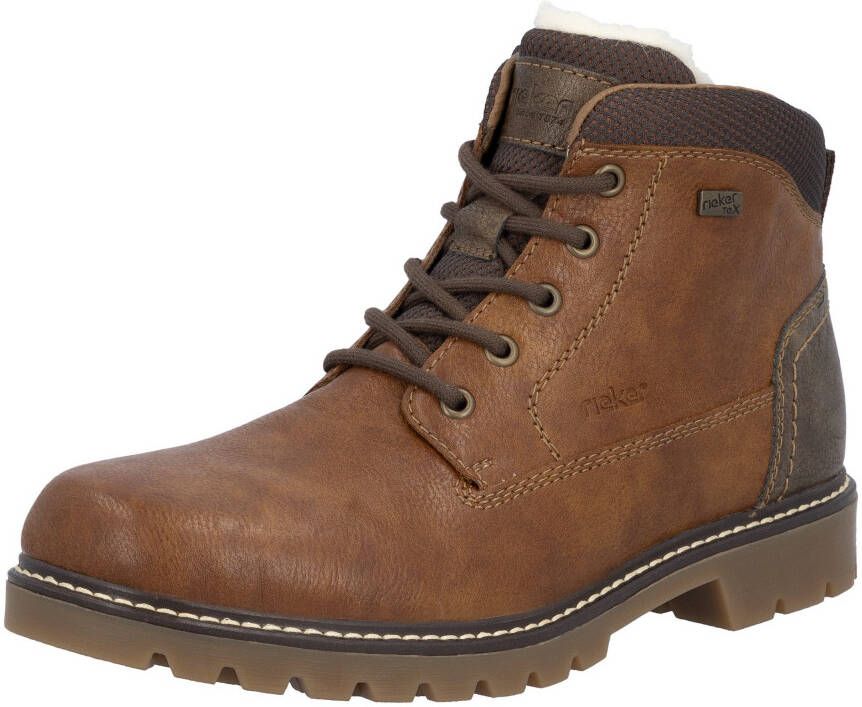 Rieker Winterlaarsjes worker boots veterschoenen trekkinglaarzen met tex-membraan