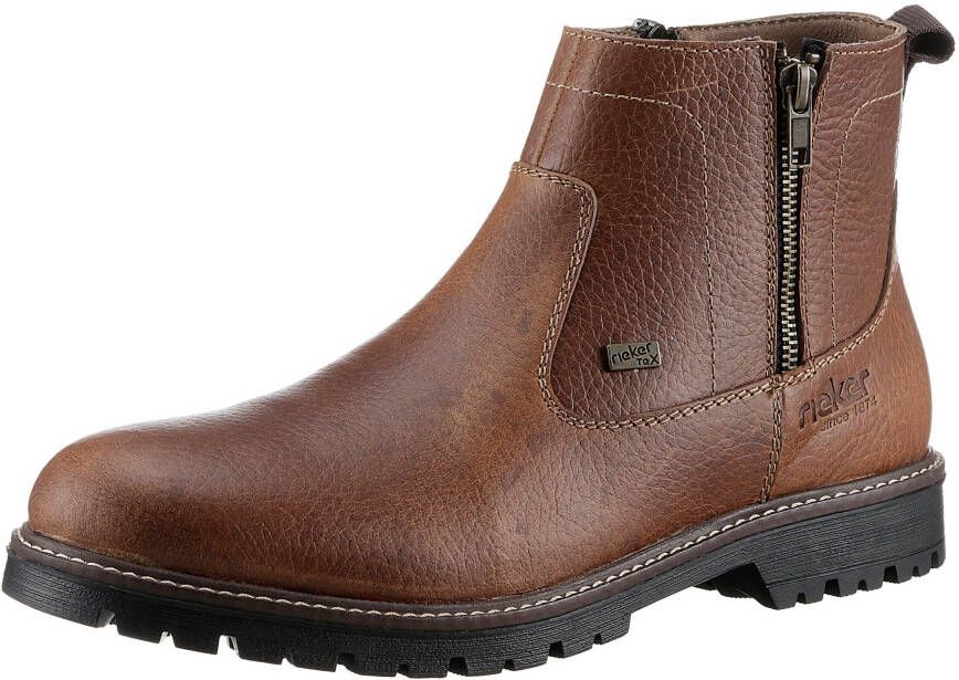 Rieker Winterlaarsjes zakelijke schoen chelseaboots met waterafstotend tex-membraan