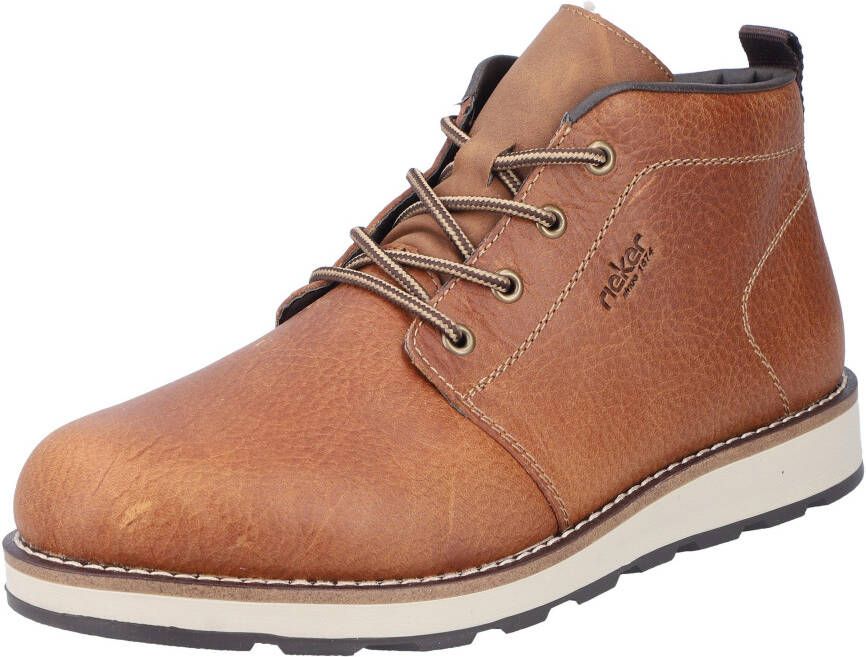 Rieker Winterlaarzen veterschoenen casual enkellaars met binnenrits warme voering
