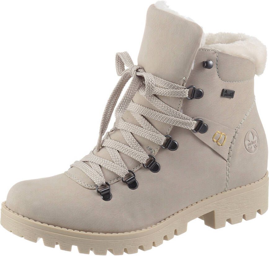 Rieker Winterlaarzen veterschoenen winterenkellaarsjes met -tex uitrusting