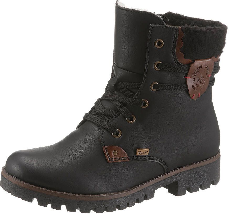 Rieker Winterlaarzen winterenkellaars veterschoenen laarzen in tex-uitvoering - Foto 2