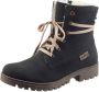 Rieker Winterlaarzen warmvoering met schachtomsluitende vetersluiting - Thumbnail 1
