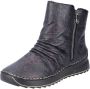 Rieker Winterlaarzen plateaustiefelette printlaarzen met buitenrits - Thumbnail 2