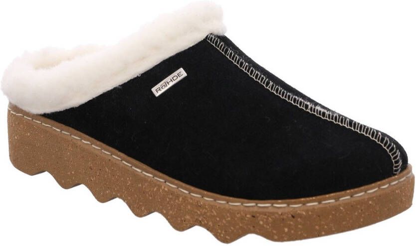 Rohde Pantoffels FOGGIA-D Pantoffel clog met uitneembare binnenzool van schapenvacht - Foto 8