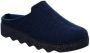 Rohde Easy N 35 klompen damespantoffels muiltjes blauw vilt 6120 54 kobalt - Thumbnail 3