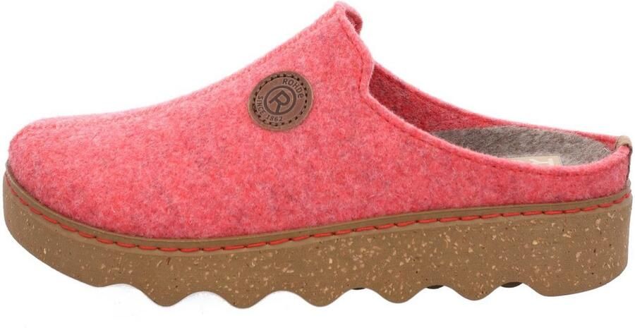 Rohde Pantoffels Foggia Pantoffel slof clog huis-slipper met profielzool - Foto 3