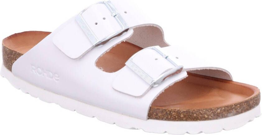 Rohde Slippers Alba Zomerschoen huisschoen strandschoen slippers met gespsluitingen
